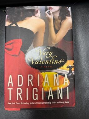 Very Valentine Red Decorative Hardcover Novel by